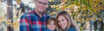 Brian and Emily Daniels with daughter